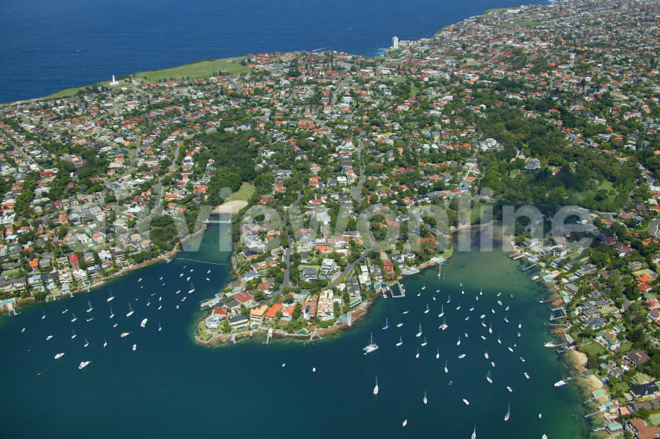 Aerial Image of Vaucluse Bay and Parsley Bay