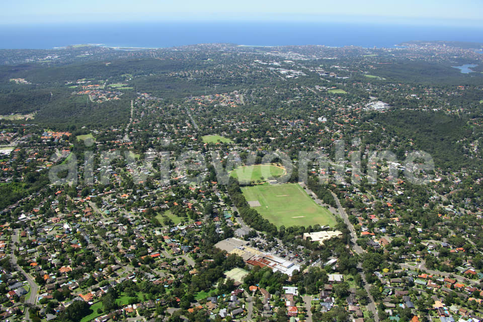 Aerial Image of Belrose to the Beach