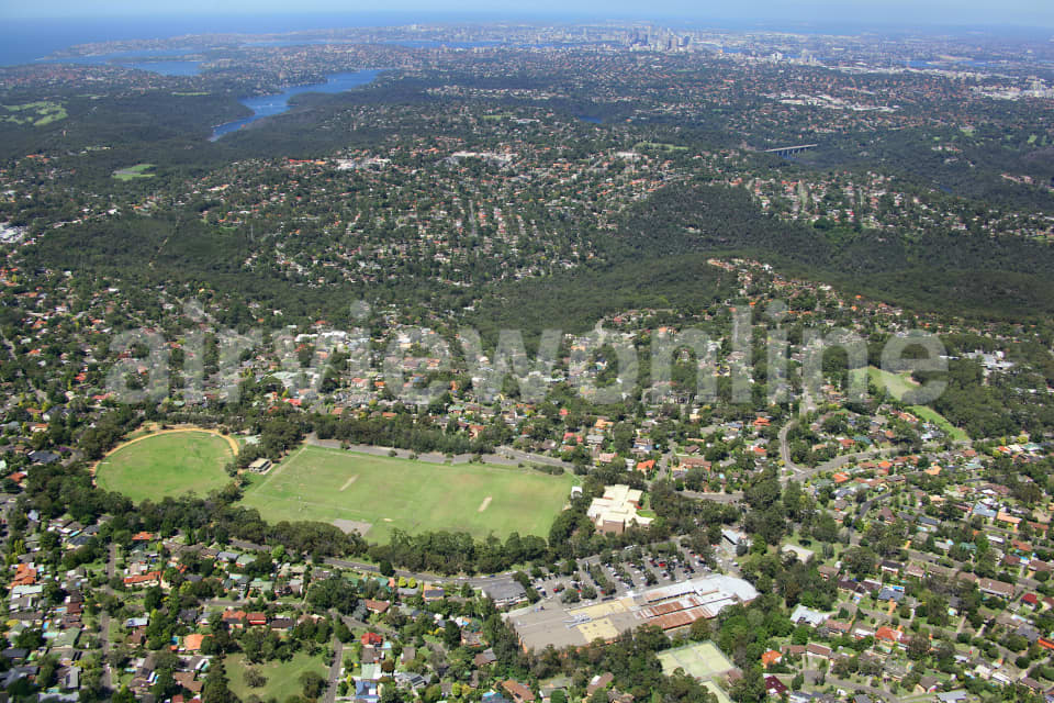 Aerial Image of Belrose to Sydney