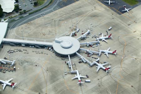 Aerial Image of QANTAS LINK, BRISBANE AIRPORT