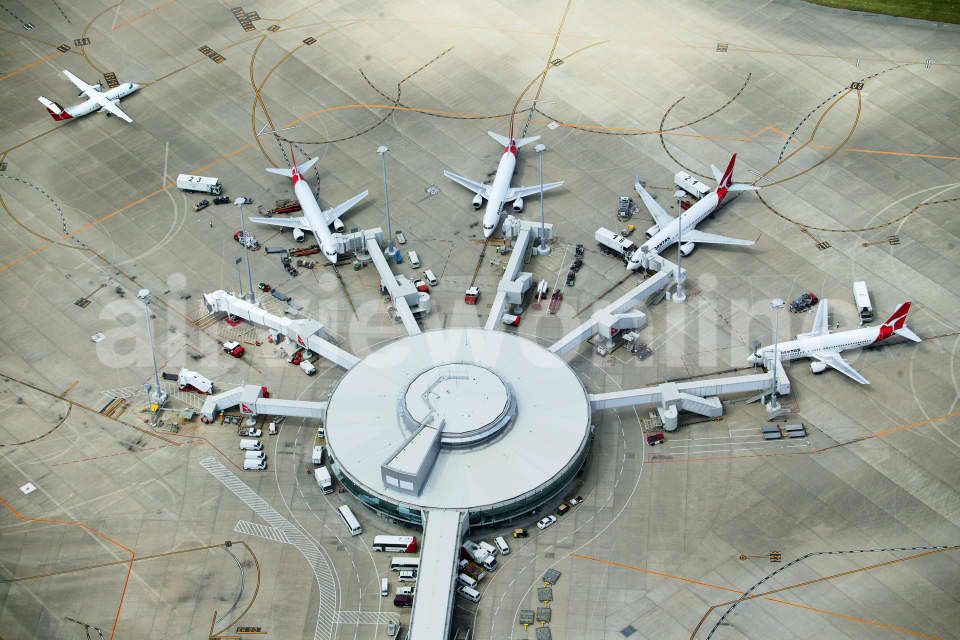 Aerial Image of Brisbane Airport
