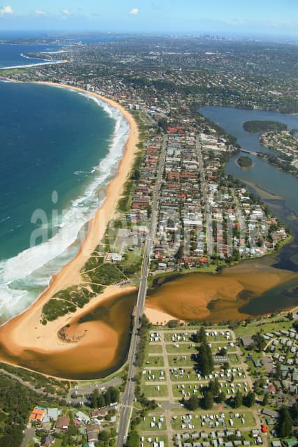 Aerial Image of Narrabeen to Sydney City