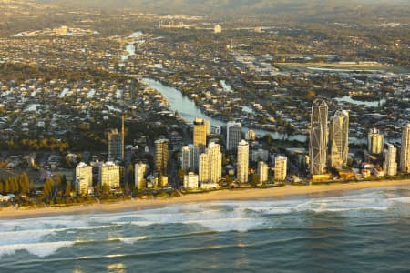 Aerial Image of SURFERS PARADISE SUNRISE