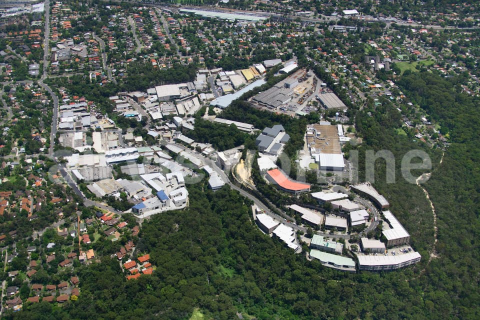 Aerial Image of Hornsby Industrial Area