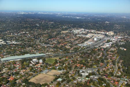 Aerial Image of HORNSBY AND THE CITY