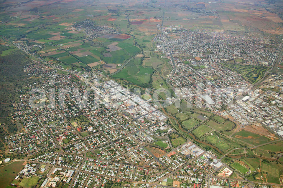 Aerial Image of Tamworth and West Tamworth