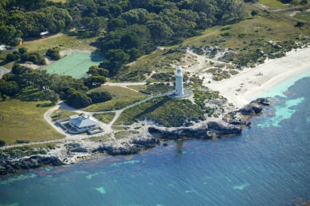 Aerial Image of BATHURST LIGHTHOUSE, ROTTNEST ISLAND WA