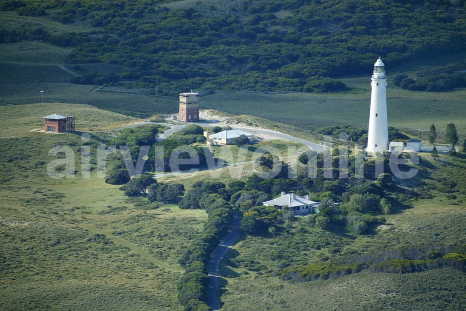 Aerial Image of Wadjemup Lighthouse on Rottnest Island