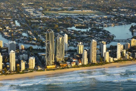 Aerial Image of SURFERS PARADISE SUNRISE