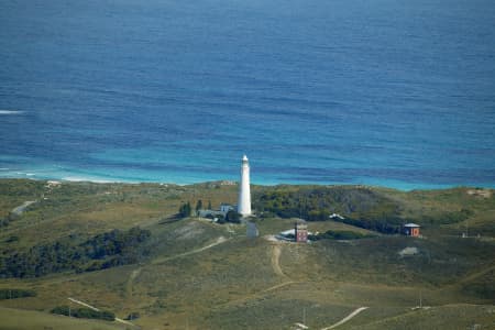 Aerial Image of WADJEMUP LIGHTHOUSE ON ROTTNEST ISLAND