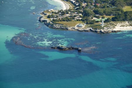 Aerial Image of PINKY BEACH, ROTTNEST ISLAND