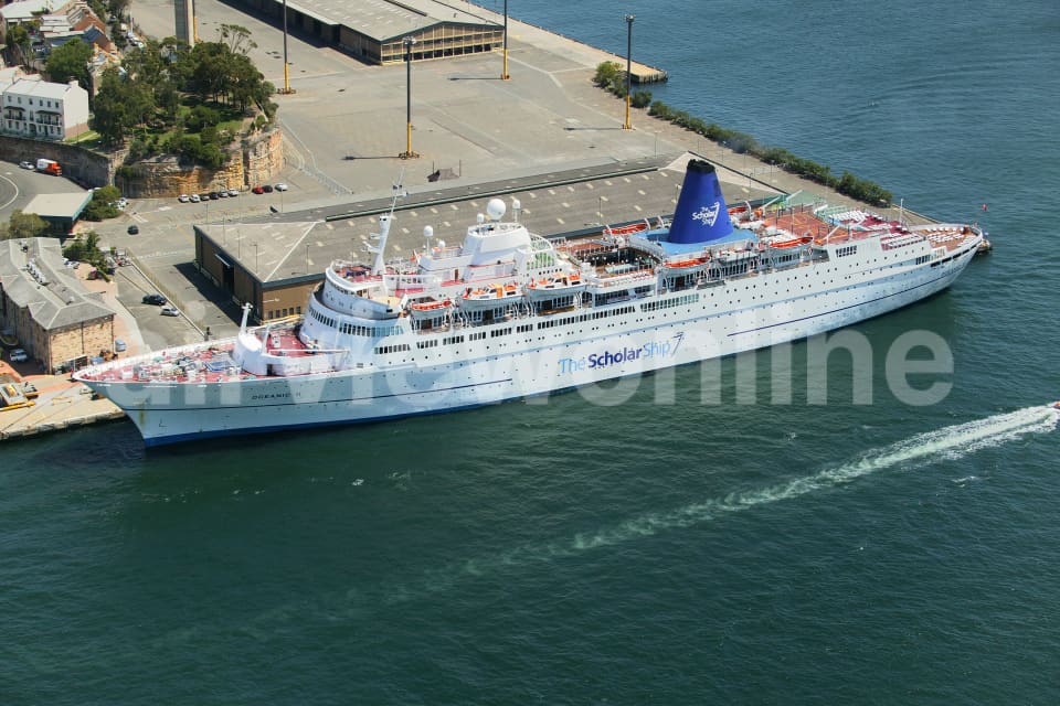 Aerial Image of The Scholar Ship in Sydney