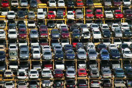 Aerial Image of A RACK OF WRECKS