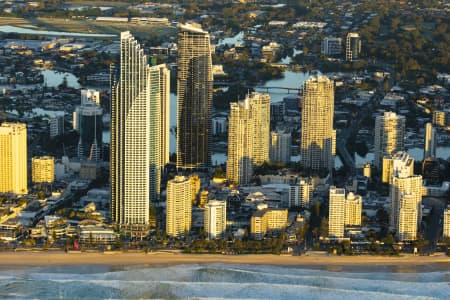 Aerial Image of SURFERS PARADISE SUNRISE