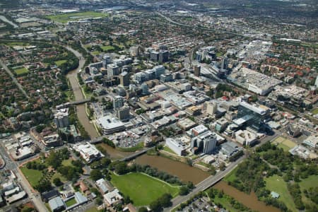 Aerial Image of PARRAMATTA AND THE RIVER