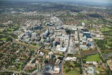 Aerial Image of PARRAMATTA CITY, NSW