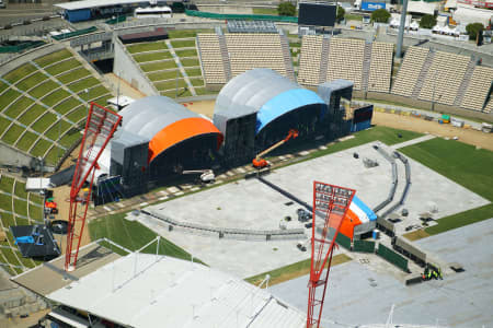 Aerial Image of BIG DAY OUT SETUP, 2008