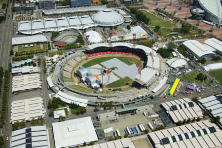 Aerial Image of BIG DAY OUT PREPARATIONS