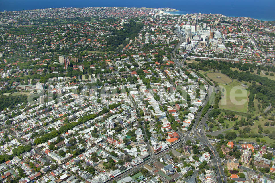 Aerial Image of Paddington to Bondi