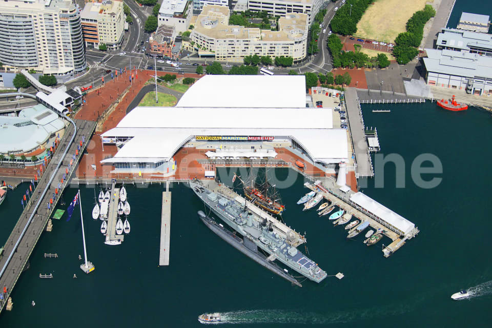 Aerial Image of National Maritime Museum, Sydney