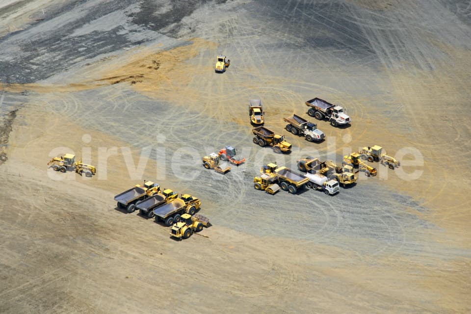 Aerial Image of Truck Muster