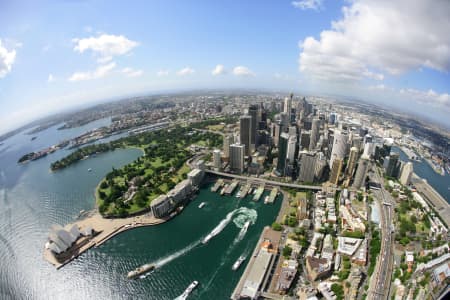 Aerial Image of SYDNEY CITY FISHEYE