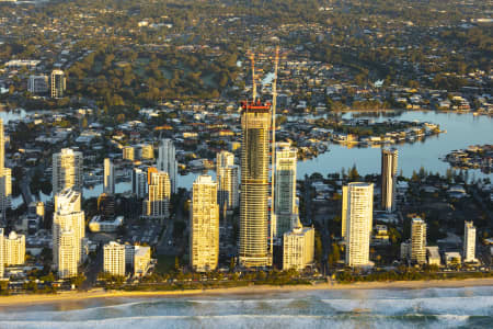 Aerial Image of SURFERS PARADISE SUNRISE