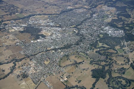 Aerial Image of WANGARATTA, VICTORIA