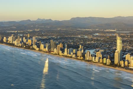 Aerial Image of SURFERS PARADISE SUNRISE