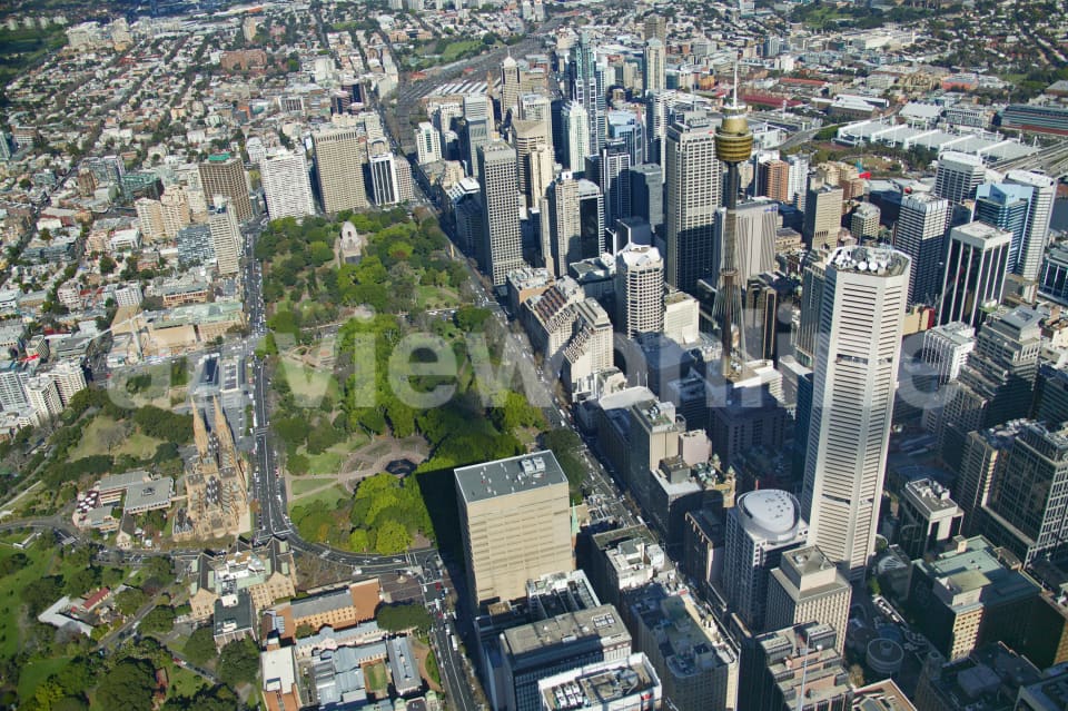 Aerial Image of Eastern Sydney CBD