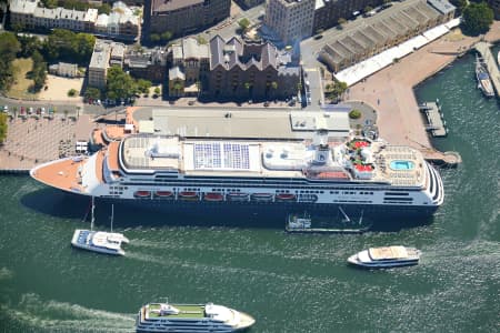 Aerial Image of MS AMSTERDAM