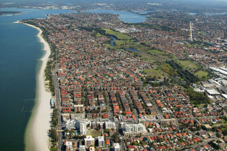 Aerial Image of BRIGHTON-LE-SANDS TO SANDRINGHAM