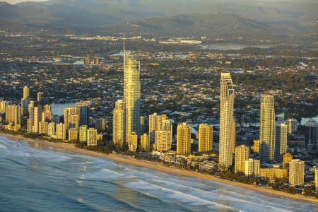 Aerial Image of SURFERS PARADISE SUNRISE