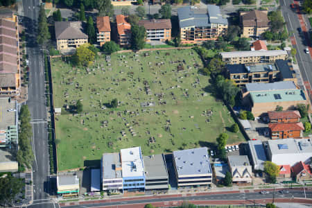 Aerial Image of ST JOHN\'S CEMETERY, PARRAMATTA