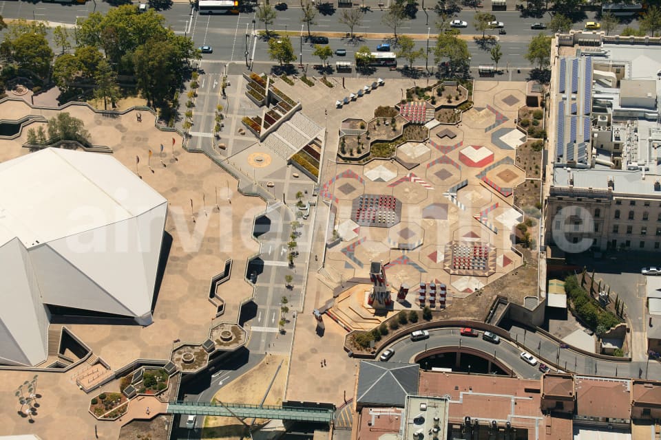Aerial Image of Adelaide Public Space