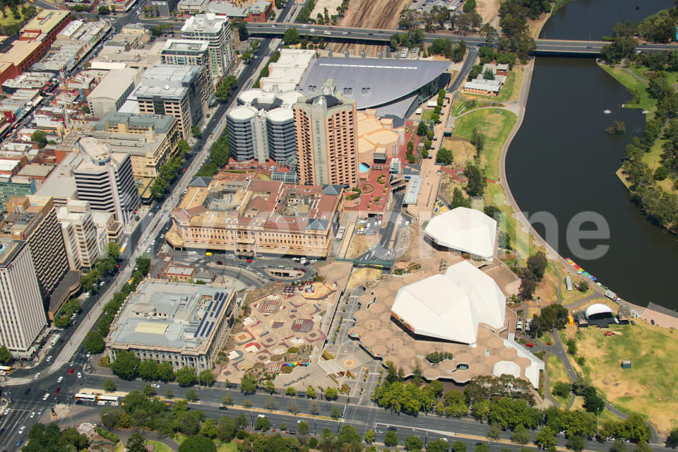 Aerial Image of Adelaide Riverfront District