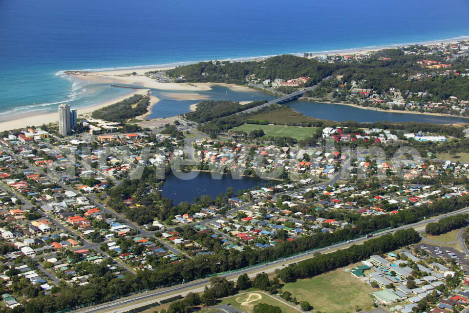 Aerial Image of Palm Beach and Currumbin