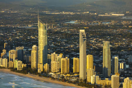 Aerial Image of SURFERS PARADISE SUNRISE