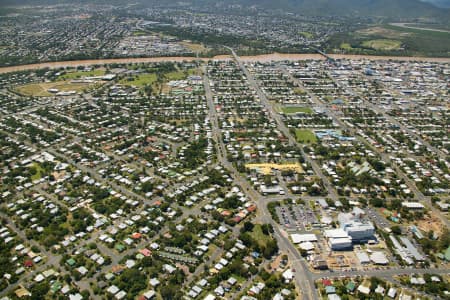Aerial Image of THE RANGE, ROCKHAMPTON CITY TO BERSERKER.