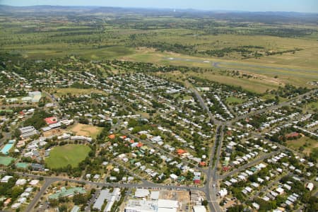 Aerial Image of THE RANGE AND WEST ROCKHAMPTON.