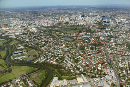 Aerial Image of KELVIN GROVE TO BRISBANE