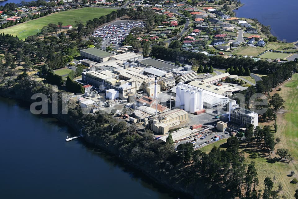 Aerial Image of Cadbury Chocolate Factory, Hobart