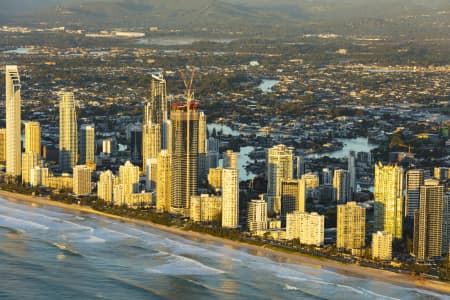 Aerial Image of SURFERS PARADISE SUNRISE