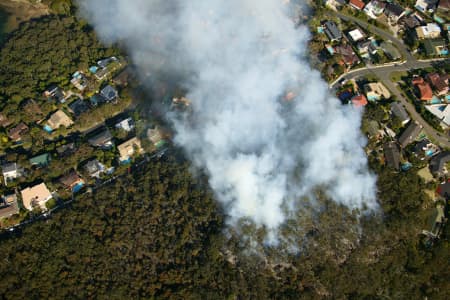 Aerial Image of LARGE FIRE.