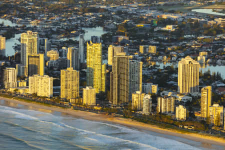 Aerial Image of SURFERS PARADISE SUNRISE