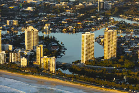 Aerial Image of SURFERS PARADISE SUNRISE