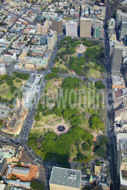 Aerial Image of Portrait of Hyde Park