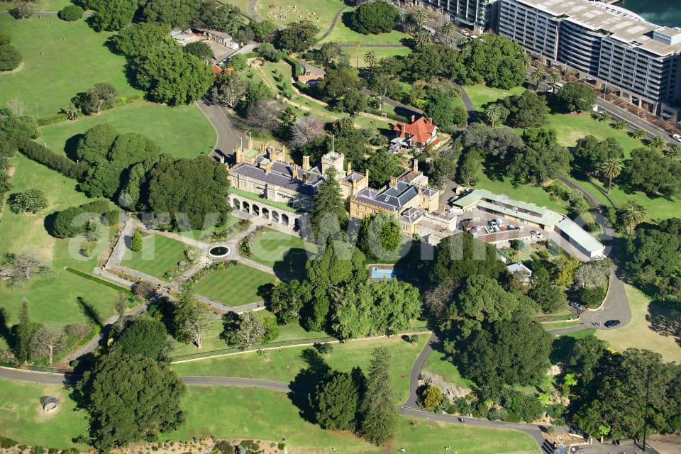 Aerial Image of Government House