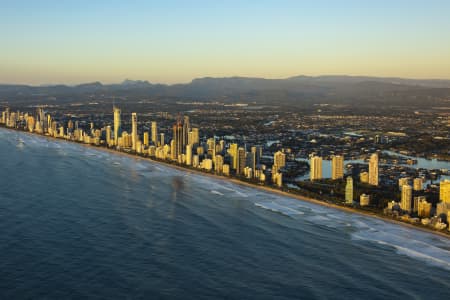 Aerial Image of SURFERS PARADISE SUNRISE