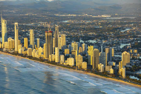 Aerial Image of SURFERS PARADISE SUNRISE